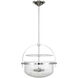 Denmar 4 Light 18 inch Polished Chrome Covertible SemiFlush Ceiling Light