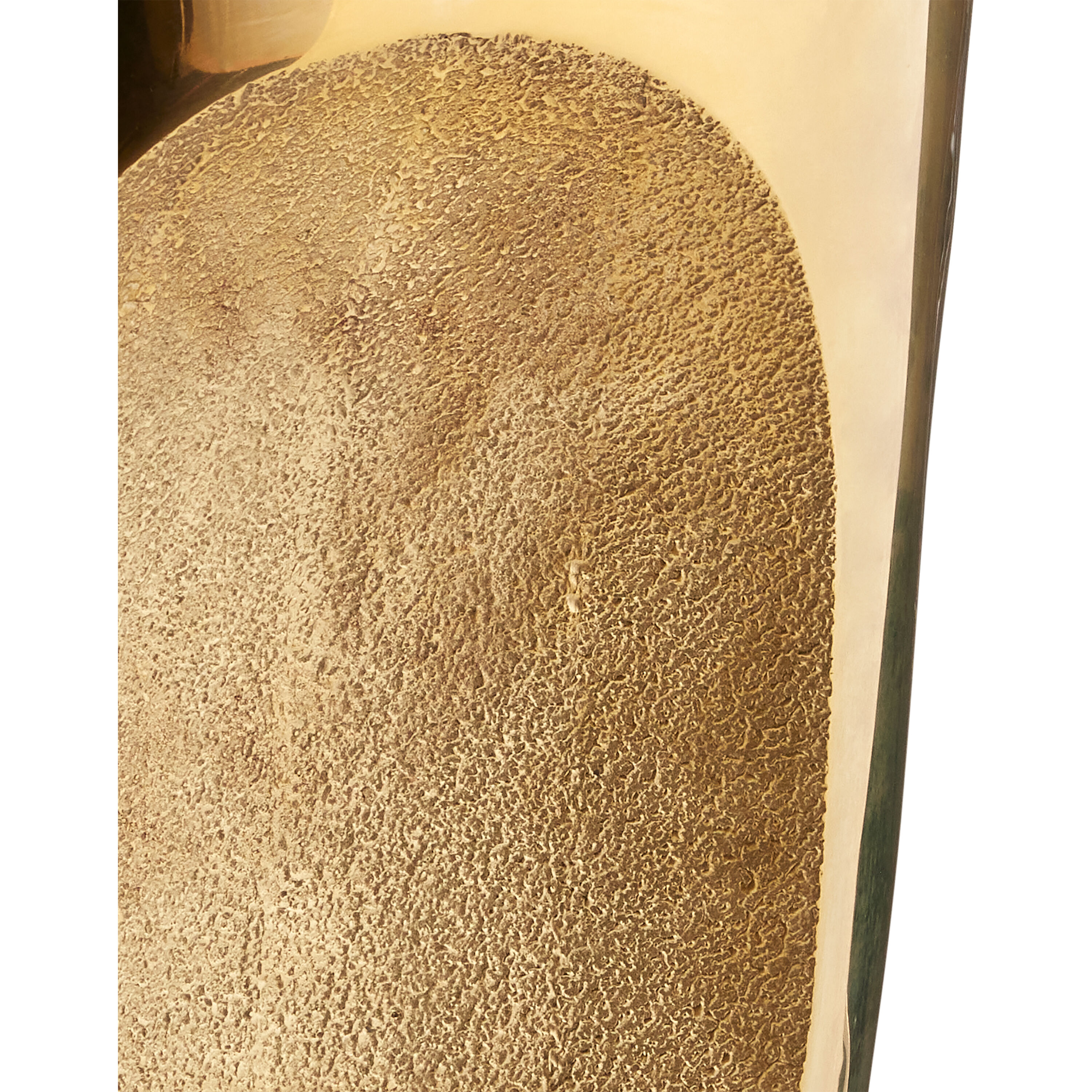 Lemy 36 inch Polished Brass/Clear Cocktail Table