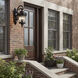 Tournai 2 Light 24 inch Textured Black Outdoor Wall, X-Large