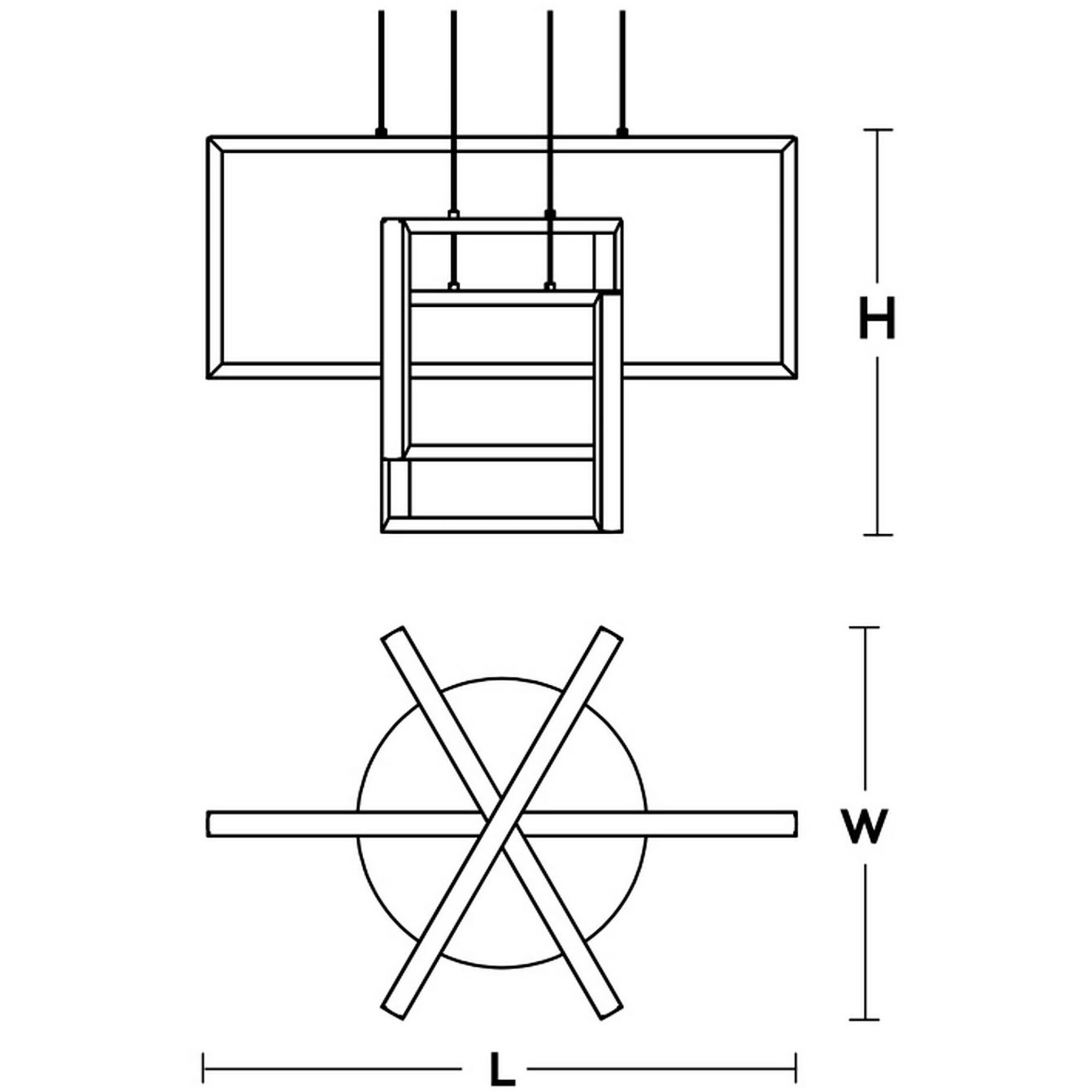 Cole 3 Light 24 inch Satin Nickel Pendant Ceiling Light