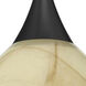 Domi 1 Light Black Cord Pendant Ceiling Light