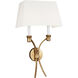 C&M by Chapman & Myers Westerly 2 Light 13.5 inch Antique Gild Wall Bath Fixture Wall Light