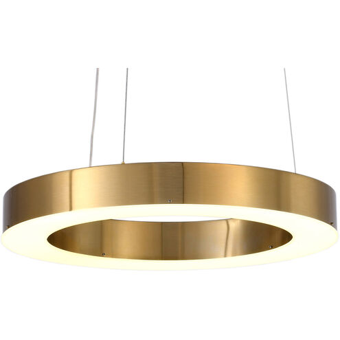 Canada LED 20 inch Gold LED Chandelier Ceiling Light