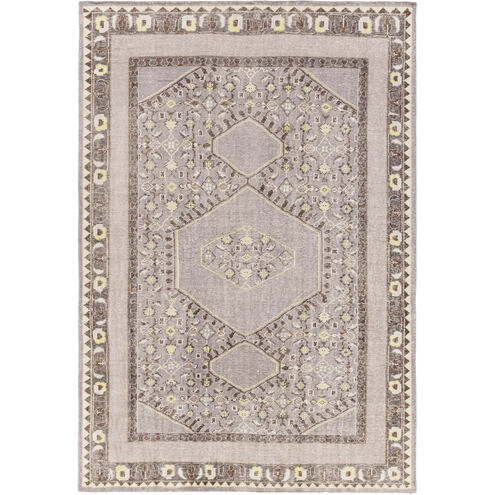 Zahra 132 X 96 inch Charcoal, Medium Gray, Khaki Rug
