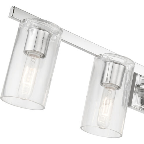 Clarion 5 Light 42 inch Polished Chrome Vanity Sconce Wall Light