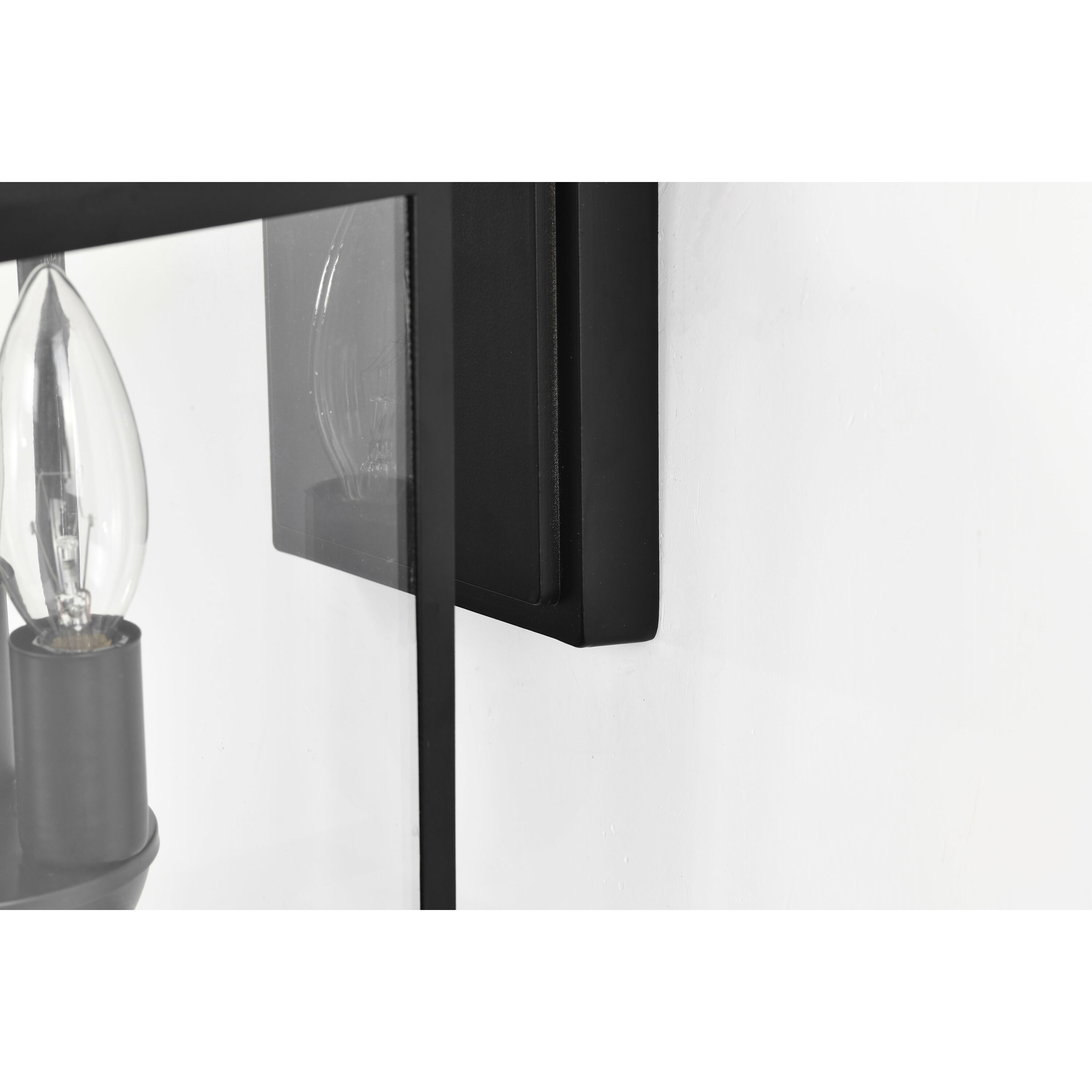 Jamesport 11 inch Matte Black Outdoor Wall Lantern, Small