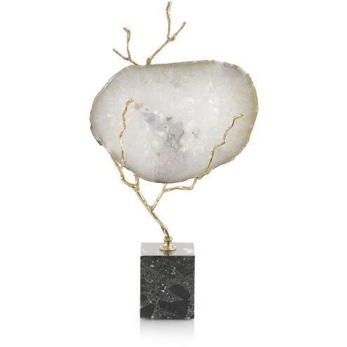 Agate Held In Branch 23.25 X 9.75 inch Sculpture