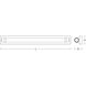 Miami LED 36 inch Black Vanity Light Wall Light