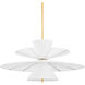 Esperance 2 Light 42.25 inch Aged Brass Chandelier Ceiling Light