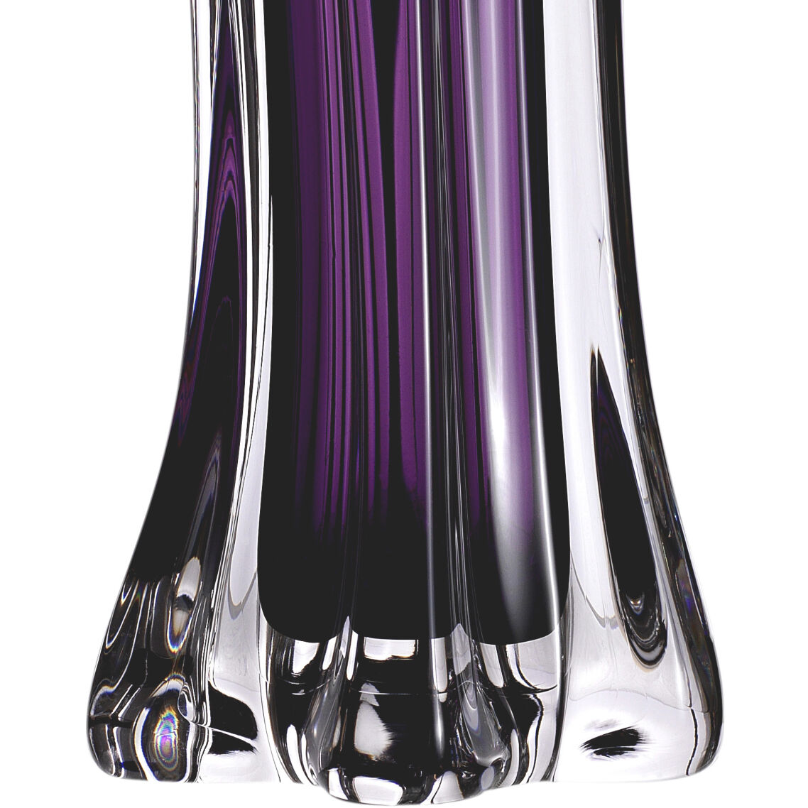 Castillo 27.17 inch 40 watt Purple Solid Glass Table Lamp Portable Light