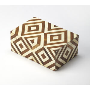 Hors D'Oeuvres Maya  Wood & Bone Inlay Table top Accessory