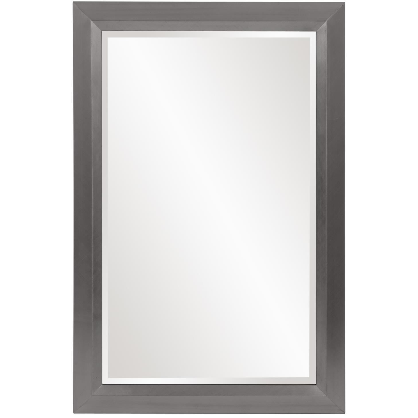 Avery 42 X 28 inch Glossy Charcoal Wall Mirror