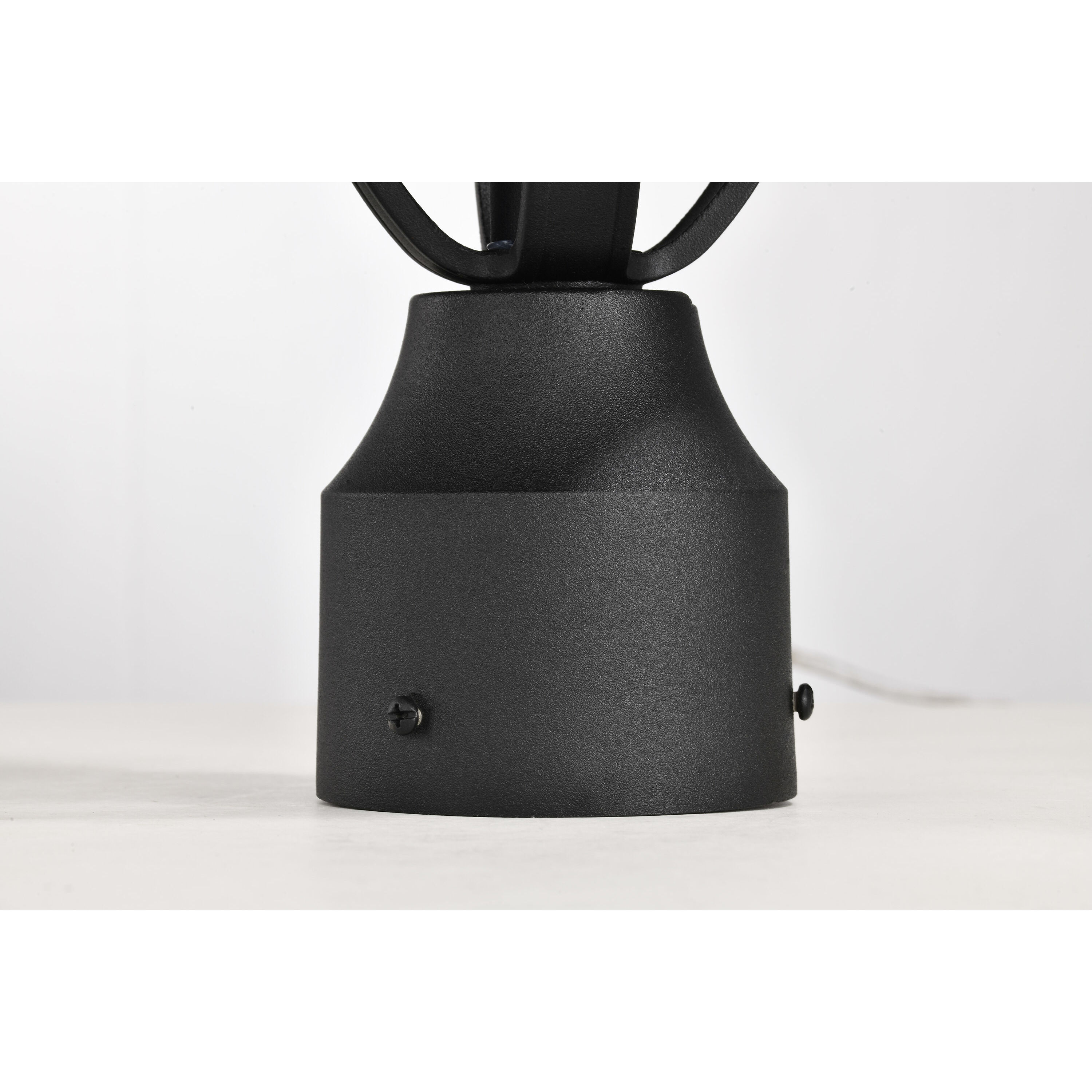 East River 20 inch Matte Black Post Lantern