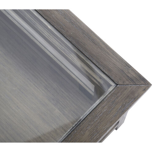 Ostendo 48 X 48 inch Graywash with Clear Coffee Table