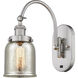 Franklin Restoration Bell 1 Light 5 inch Brushed Satin Nickel Sconce Wall Light