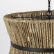 Drew & Jonathan Thurlo 3 Light 24.25 inch Midnight Black Hanging Shade Ceiling Light, Medium