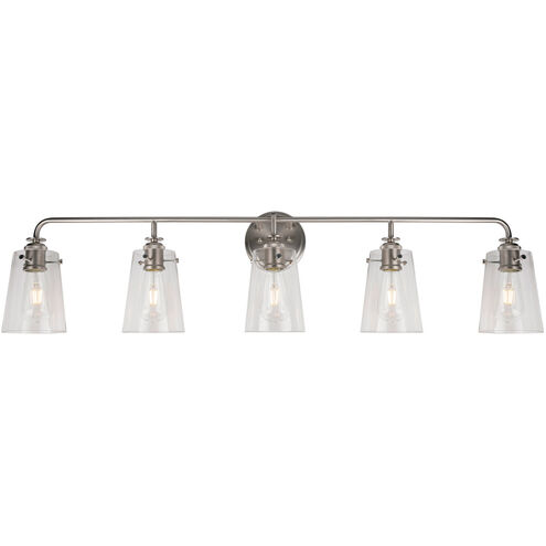 Ronna 5 Light 45 inch Brushed Nickel Bath & Vanity Wall Light