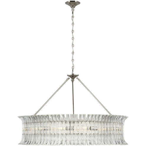 AERIN Rhine LED 36 inch Polished Nickel Ring Chandelier Ceiling Light