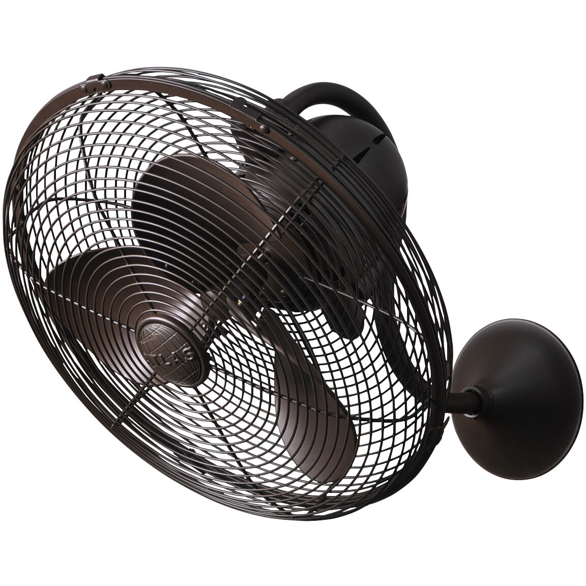 Atlas Laura 19.5 inch Textured Bronze Oscillating Wall Fan, Atlas