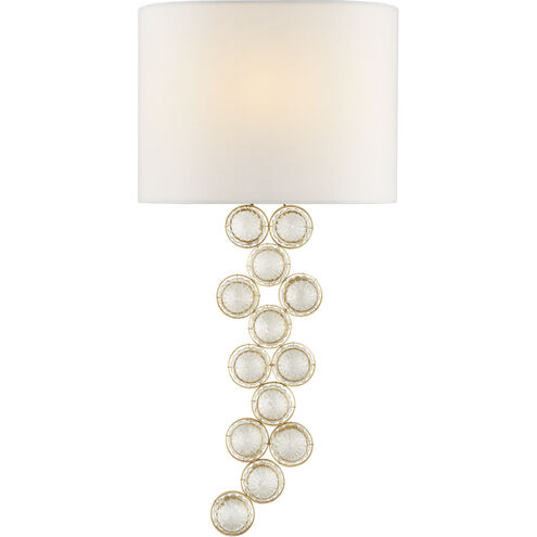 Julie Neill Milazzo 1 Light 11.5 inch Gild and Crystal Right Sconce Wall Light, Medium