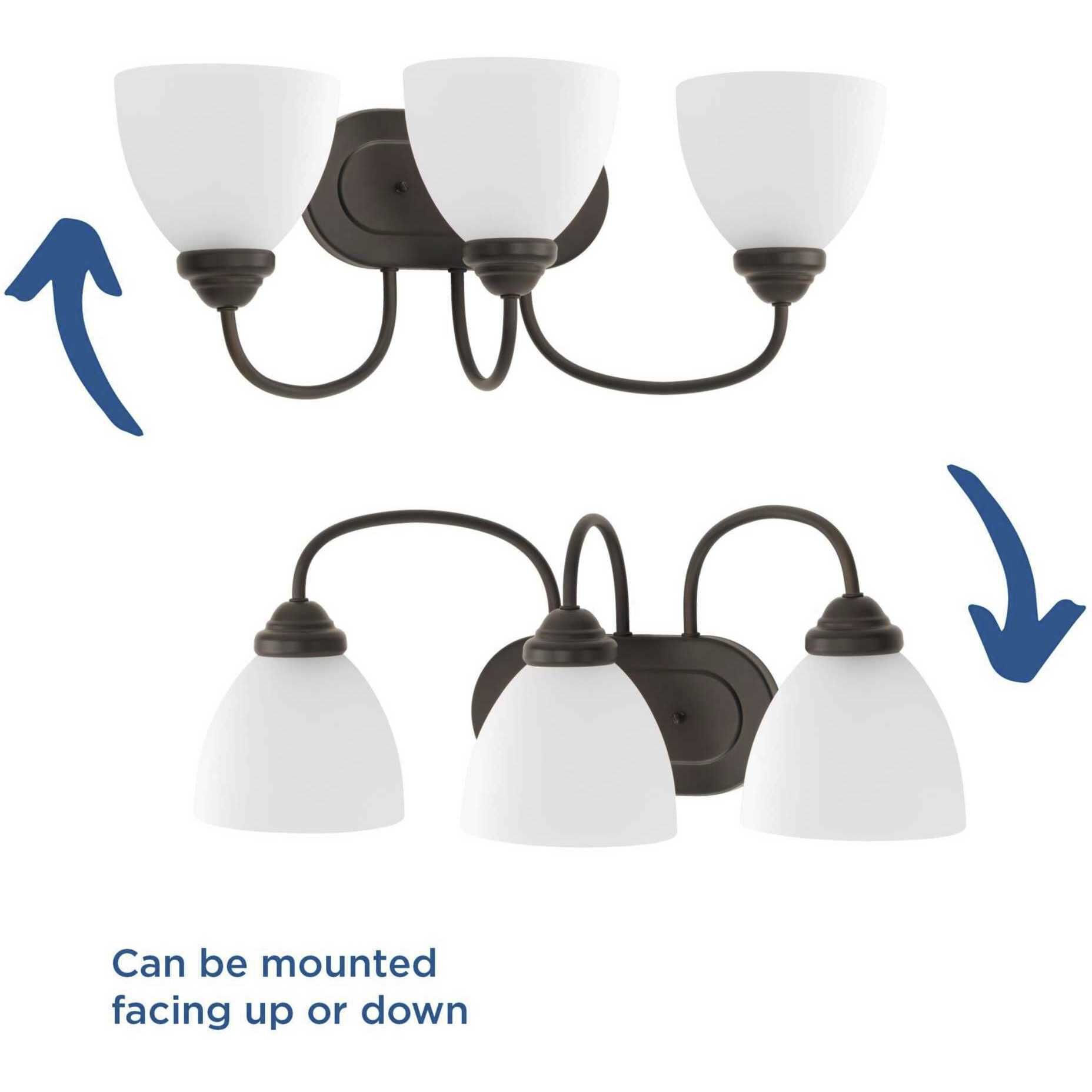 Armstrong 3 Light 21.63 inch Antique Bronze Bath Vanity Wall Light