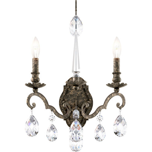 Renaissance Nouveau 2 Light 8 inch Heirloom Bronze Wall Sconce Wall Light