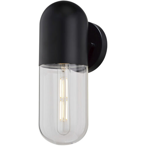 West Loop LED 12.5 inch Matte Black Outdoor Wall