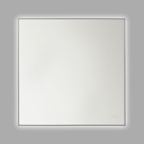 Cadre 36 X 36 inch Brushed Nickel Backlit Wall Mirror