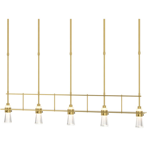 Erlenmeyer 5 Light 48 inch Modern Brass Pendant Ceiling Light