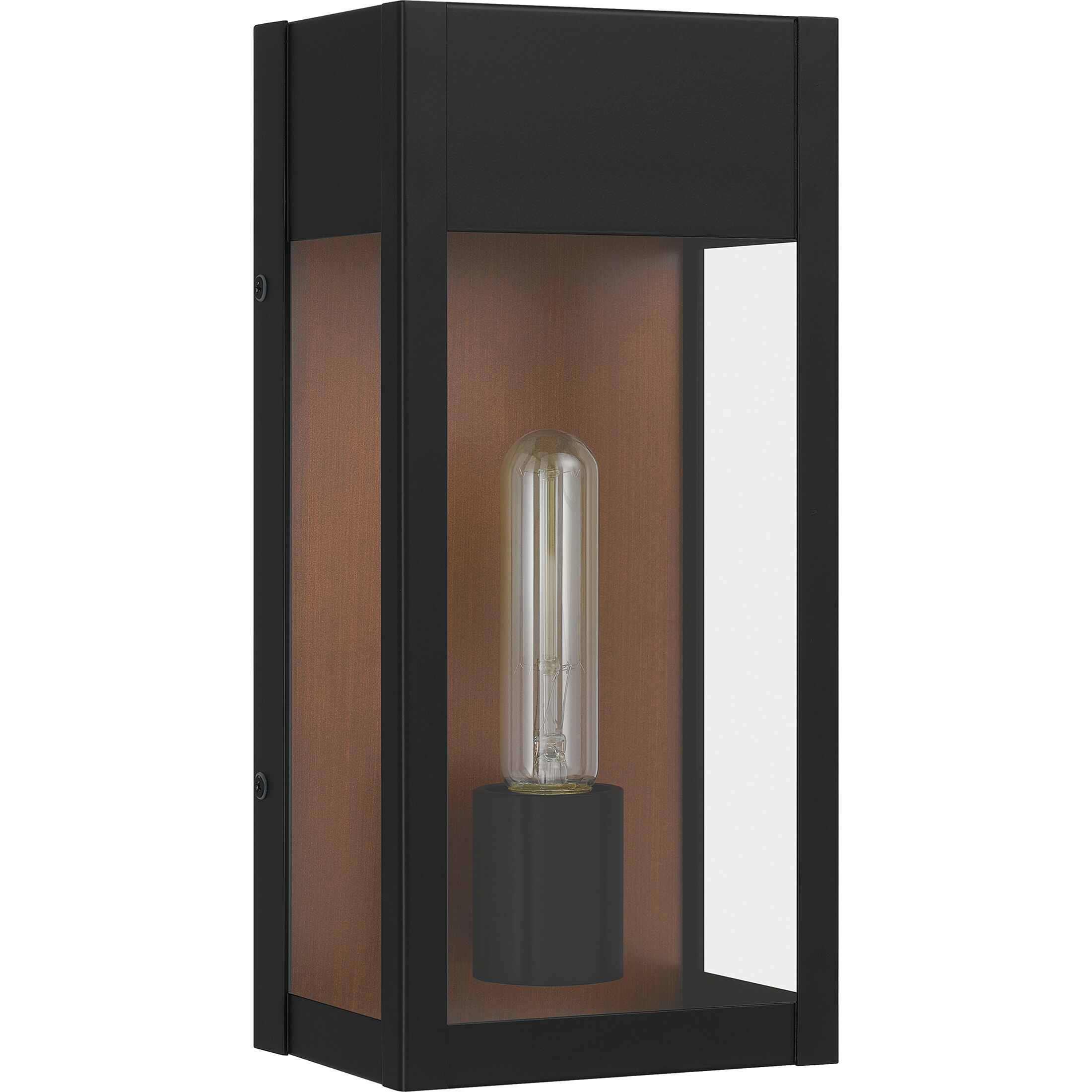 Maren 1 Light 13 inch Matte Black Outdoor Wall Lantern, Medium