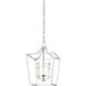 C&M by Chapman & Myers Southold 3 Light 10 inch Polished Nickel Indoor Lantern Ceiling Light