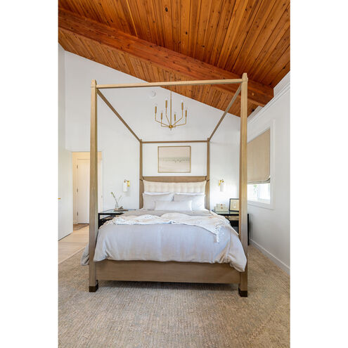 Bailey 6 Light 24 inch Aged Brass Chandelier Ceiling Light