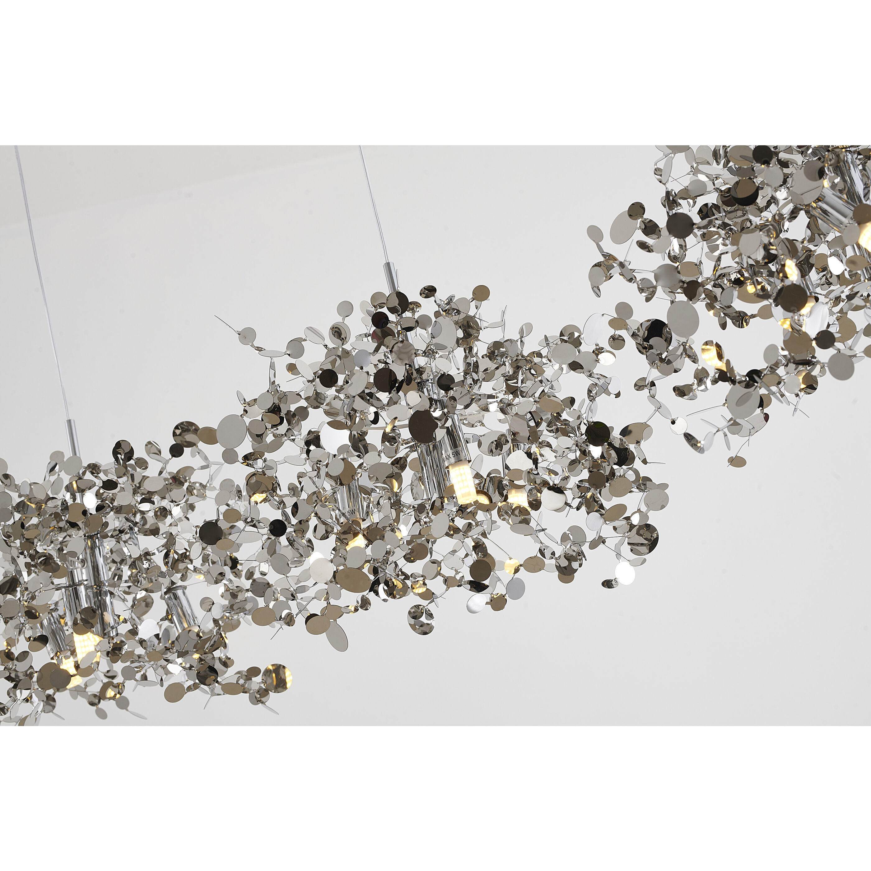 Canada 12 Light 63 inch Chrome Island Lighting Ceiling Light