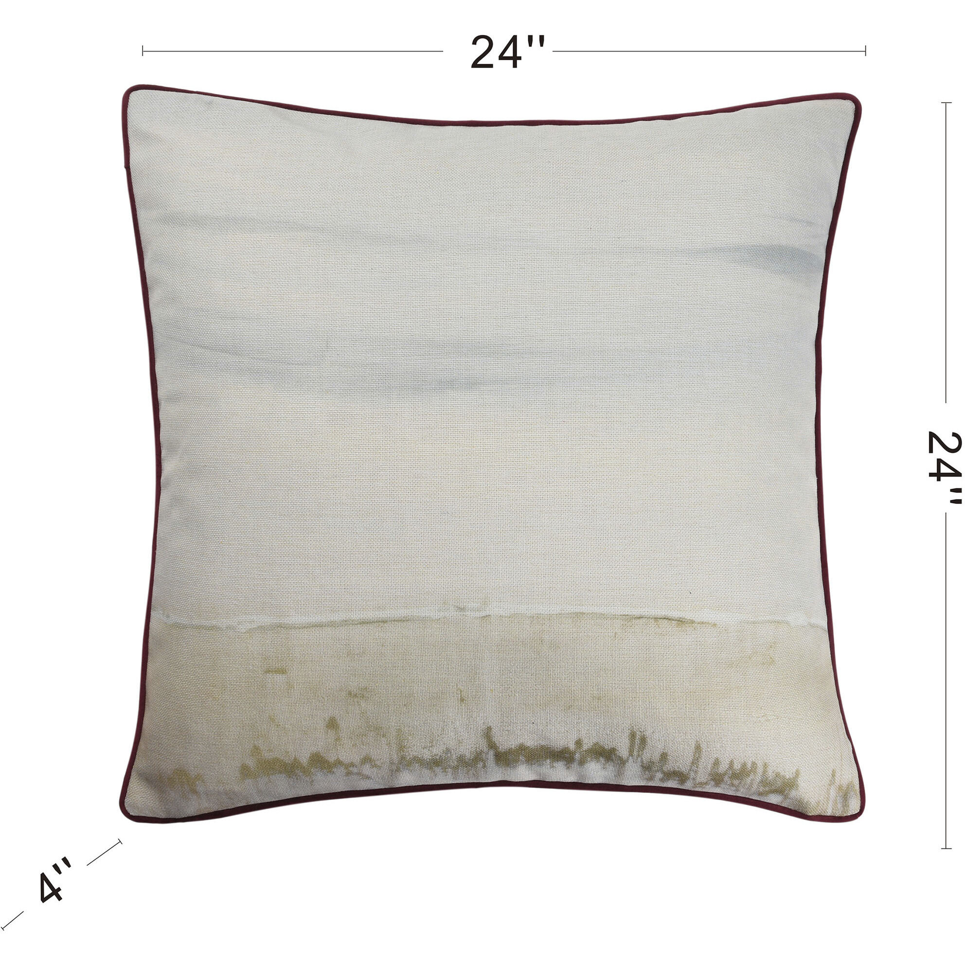 Amos 24 X 6.5 inch Multi - Beige and Brown Pillow