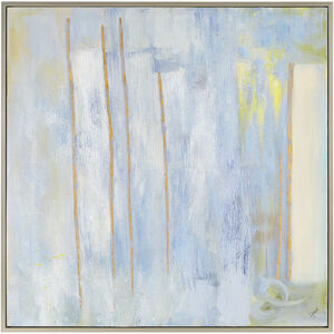 Sussex Multicolor and Gold Leaf with Champagne Canvas Art