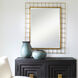 Townsend 40 X 32 inch Antiqued Gold Mirror