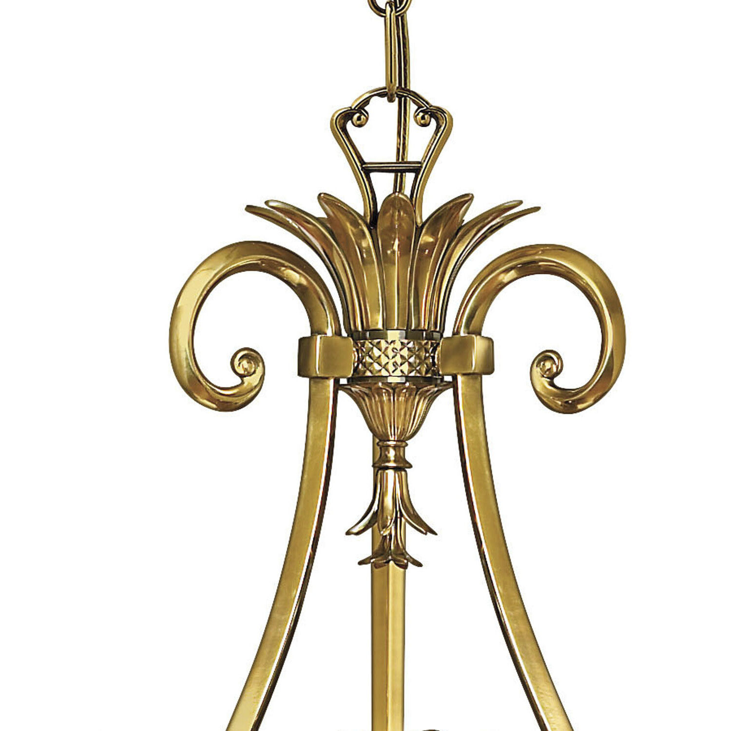 Plantation 7 Light 28 inch Burnished Brass Indoor Chandelier Ceiling Light