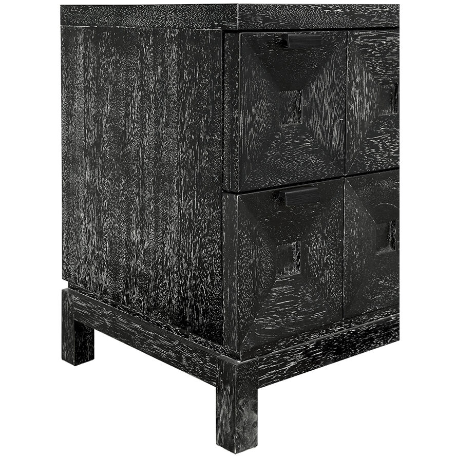 Musashi 40 X 22 inch Black Walnut Console