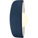 Ambiance Collection - Coupe Wall Sconce Wall Light in Midnight Sky/Matte White, Form+Finish+Function