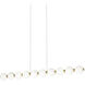 Oni LED 3.13 inch Oxidized Gold Chandelier Ceiling Light