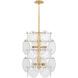 AERIN Loire 6 Light 20 inch Gild Barrel Chandelier Ceiling Light, Medium