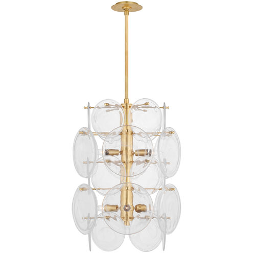 AERIN Loire 6 Light 20 inch Gild Barrel Chandelier Ceiling Light, Medium