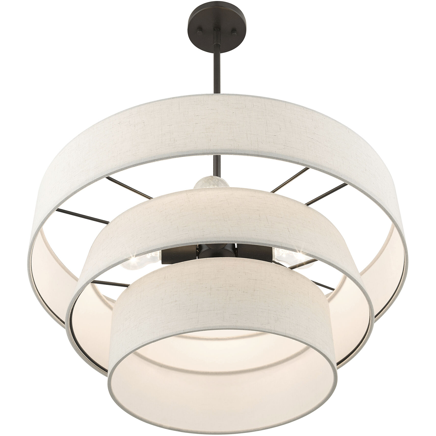 Chandler 4 Light 23 inch English Bronze Pendant Chandelier Ceiling Light