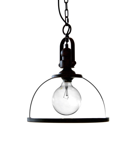 DU Series 13 inch Pendant Ceiling Light, Black Frame