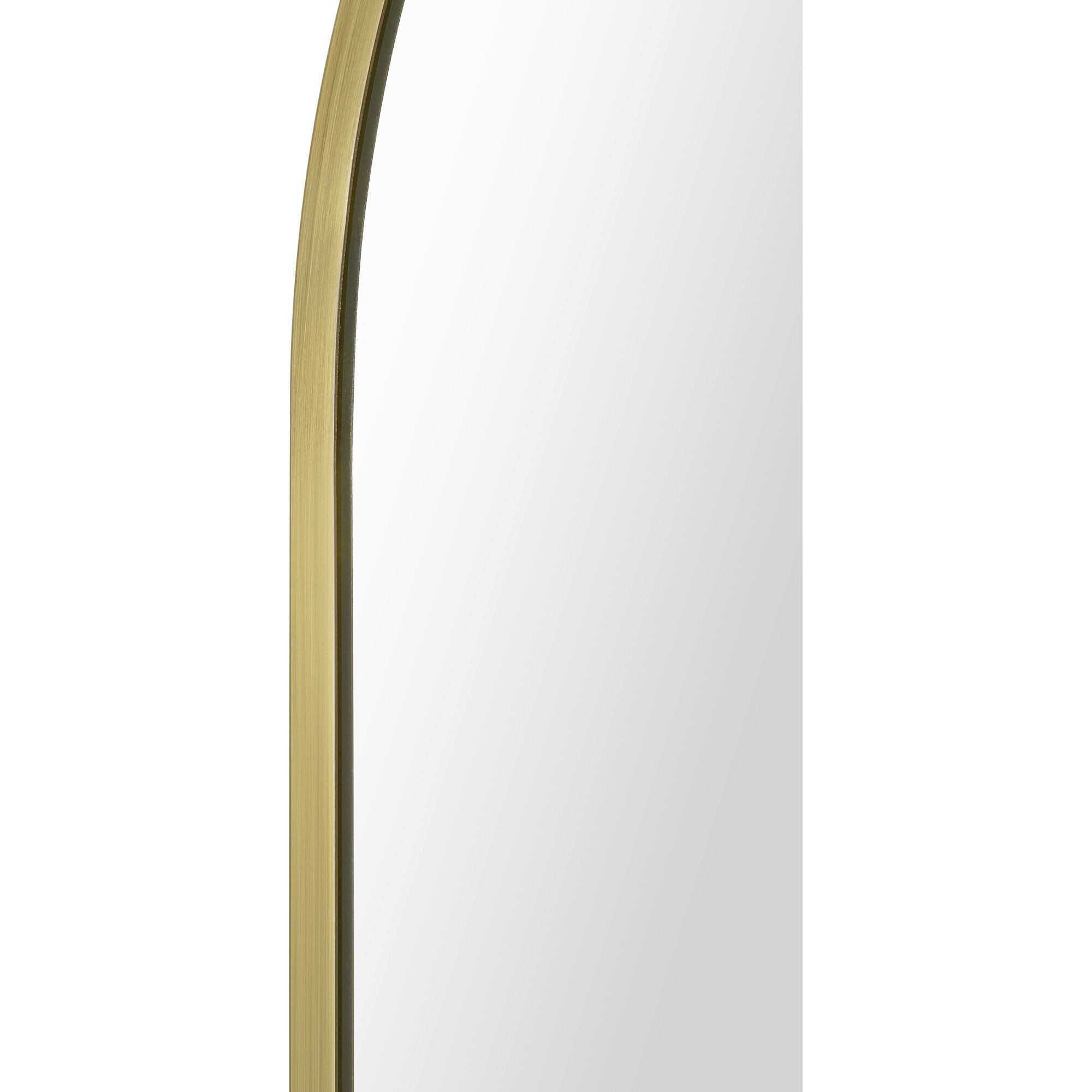 Durness 36 X 24 inch Satin Brass and Clear Mirror