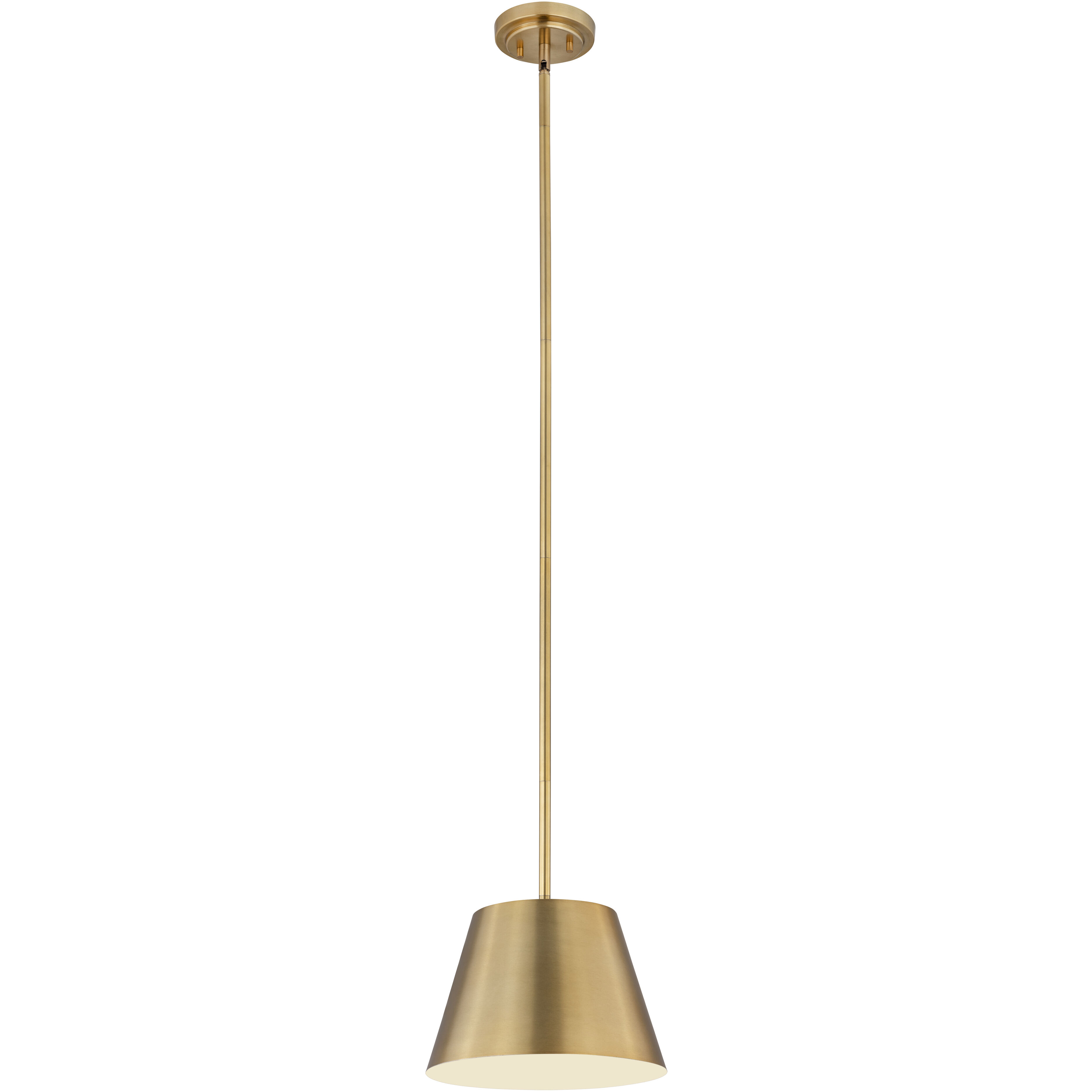 Lilly 1 Light 12 inch Rubbed Brass Pendant Ceiling Light