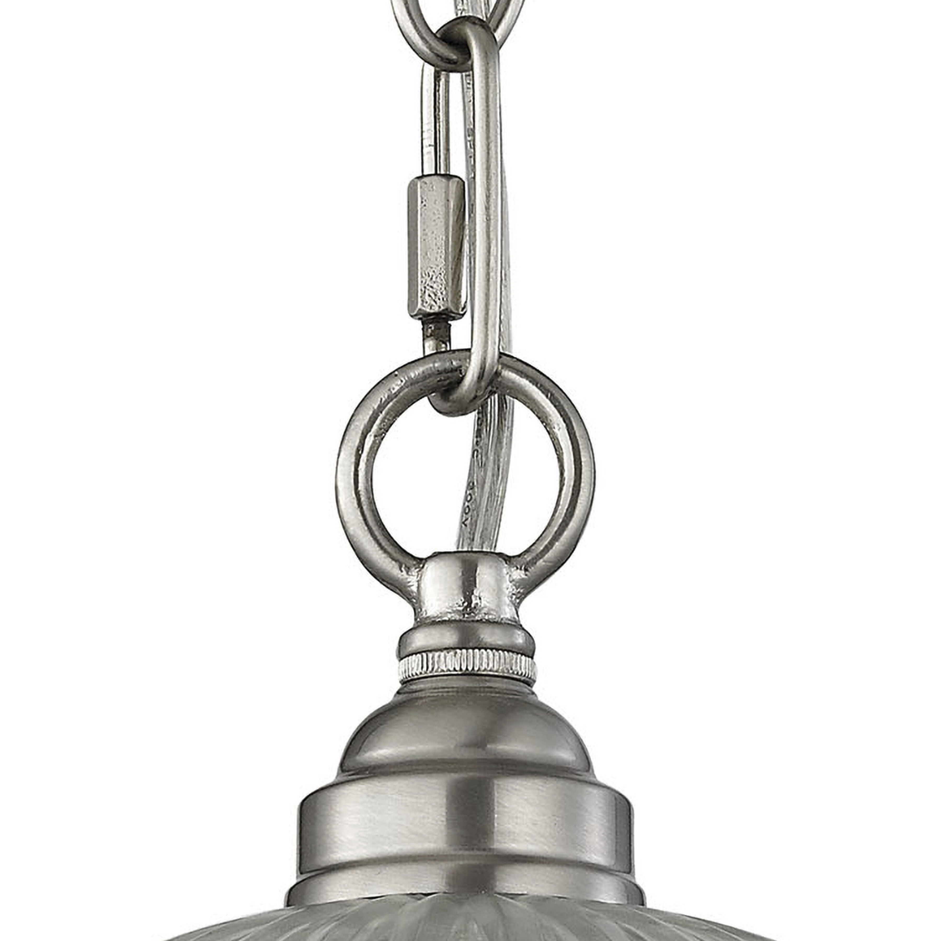 Liberty Park 1 Light 9 inch Brushed Nickel Pendant Ceiling Light