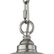 Liberty Park 1 Light 9 inch Brushed Nickel Pendant Ceiling Light