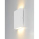 Brik LED 6.25 inch White Outdoor Wall Mount