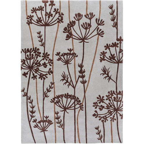 Cosmopolitan 156 X 108 inch Dark Brown, Light Gray Rug